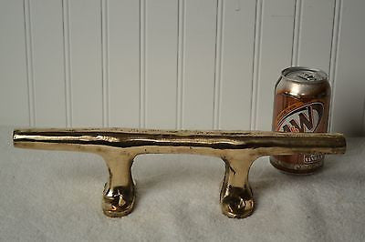 Polished Brass Cleat 13 1/2 Nautical Cleat – Ship Breakers Nautical