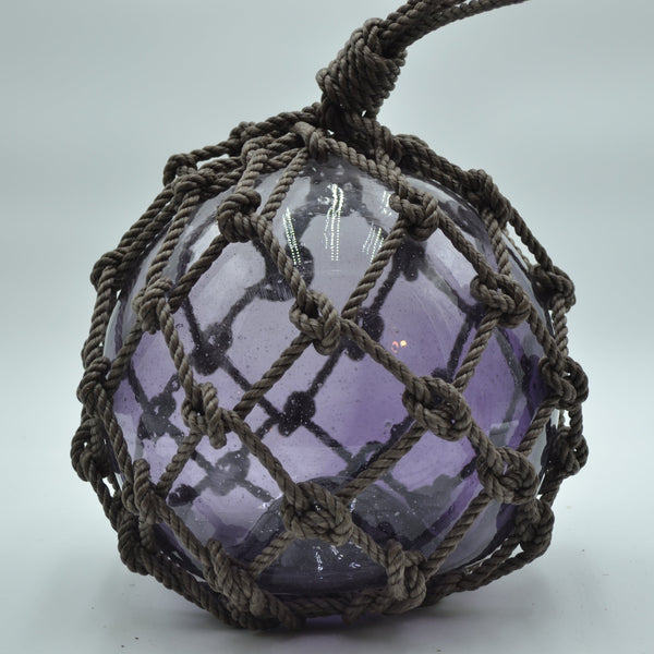 Netted Glass Fishing Float Lamp Finial