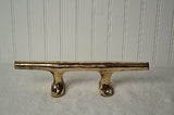 Polished Brass Cleat 13 1/2" Nautical Cleat