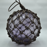 Glass Fishing Float in Light Purple 14"